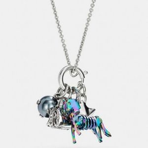 Coach Uni charm set necklace